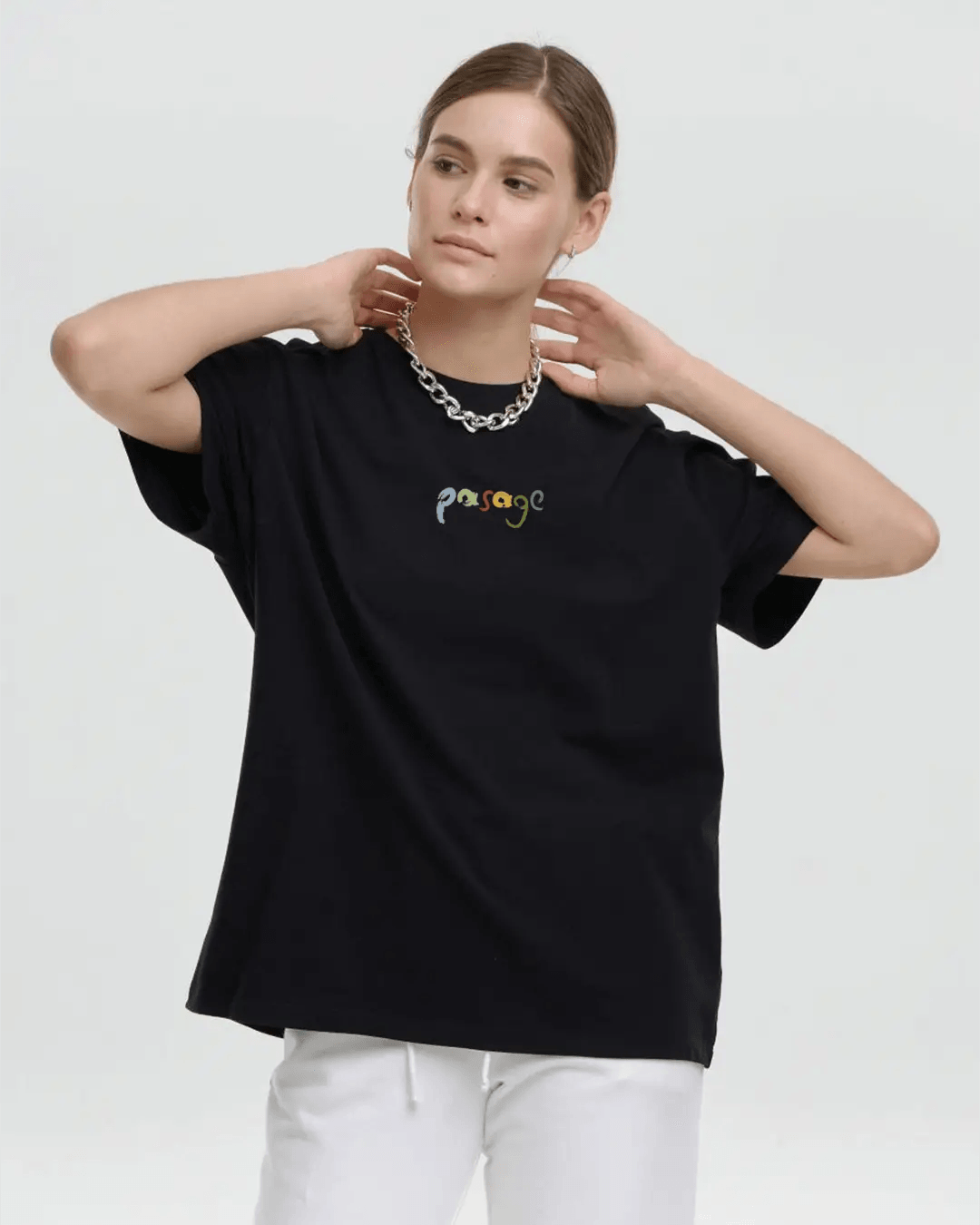Euphoria Oversize Kadın Tişört - PΛSΛGE