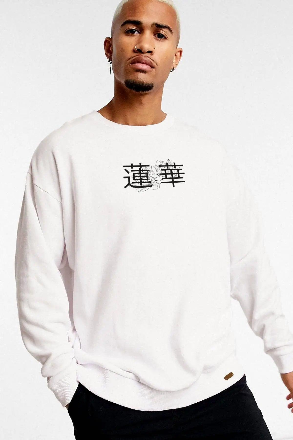 LOTUS Oversize Erkek Sweatshirt PΛSΛGE