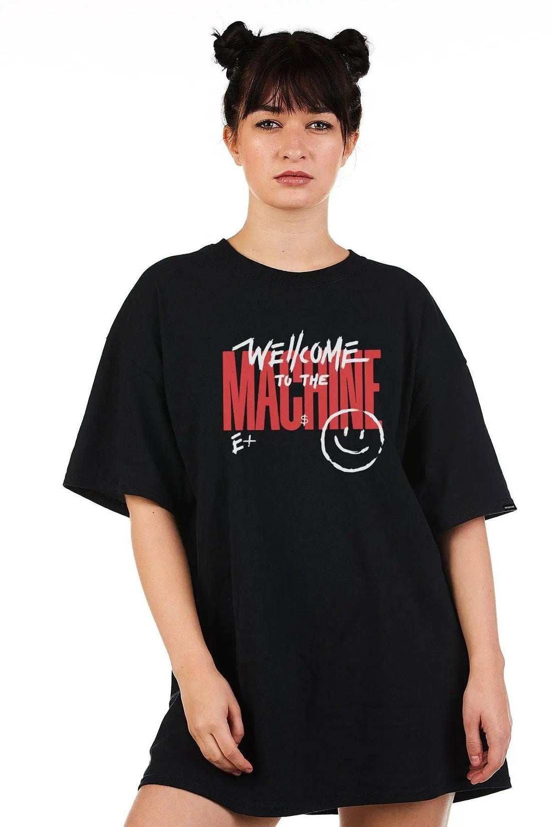 Machine Oversize Kadın Tişört - PΛSΛGE