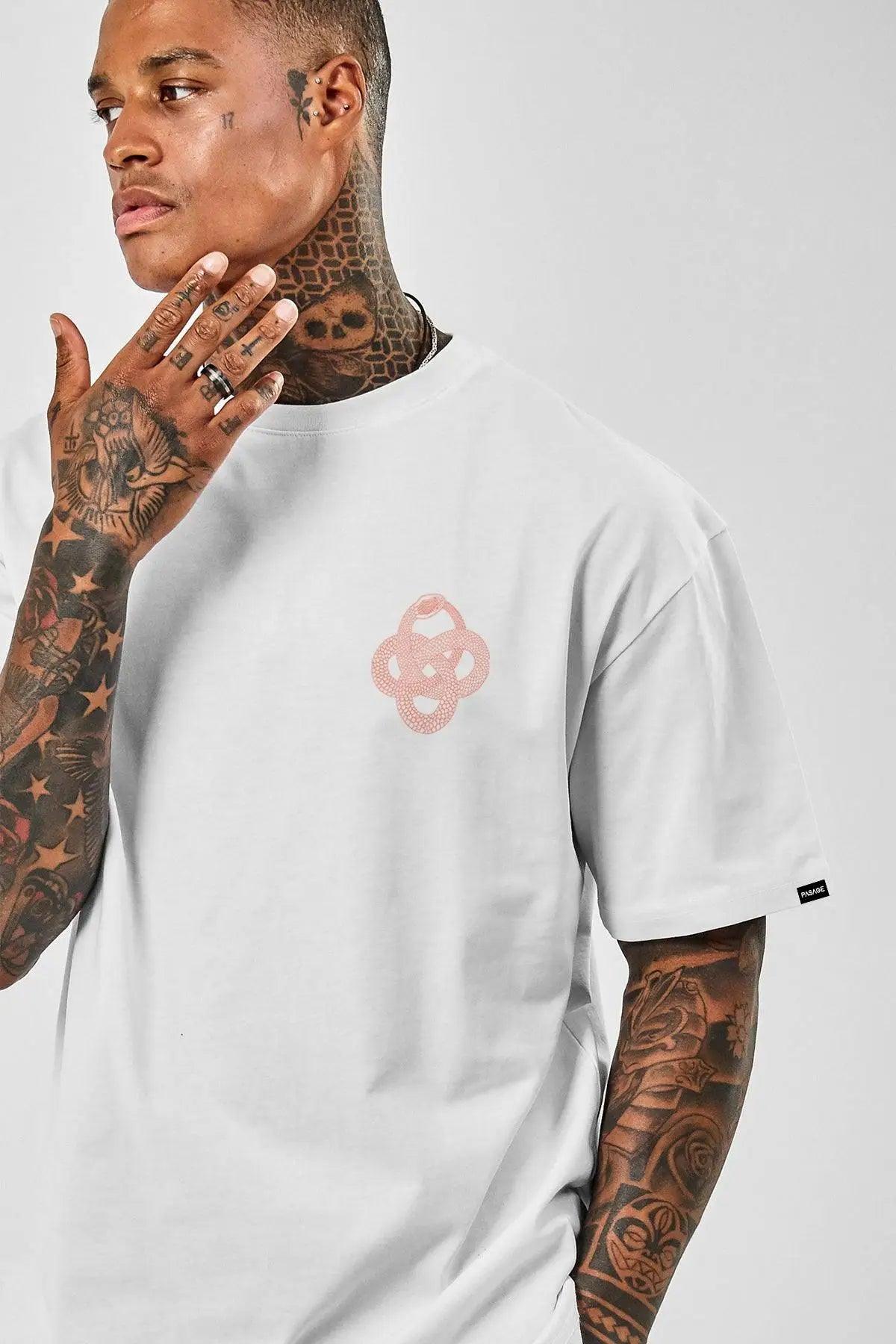 Poison Rock Oversize Erkek Tişört PΛSΛGE