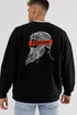Poseıdon Oversize Erkek Sweatshirt PΛSΛGE