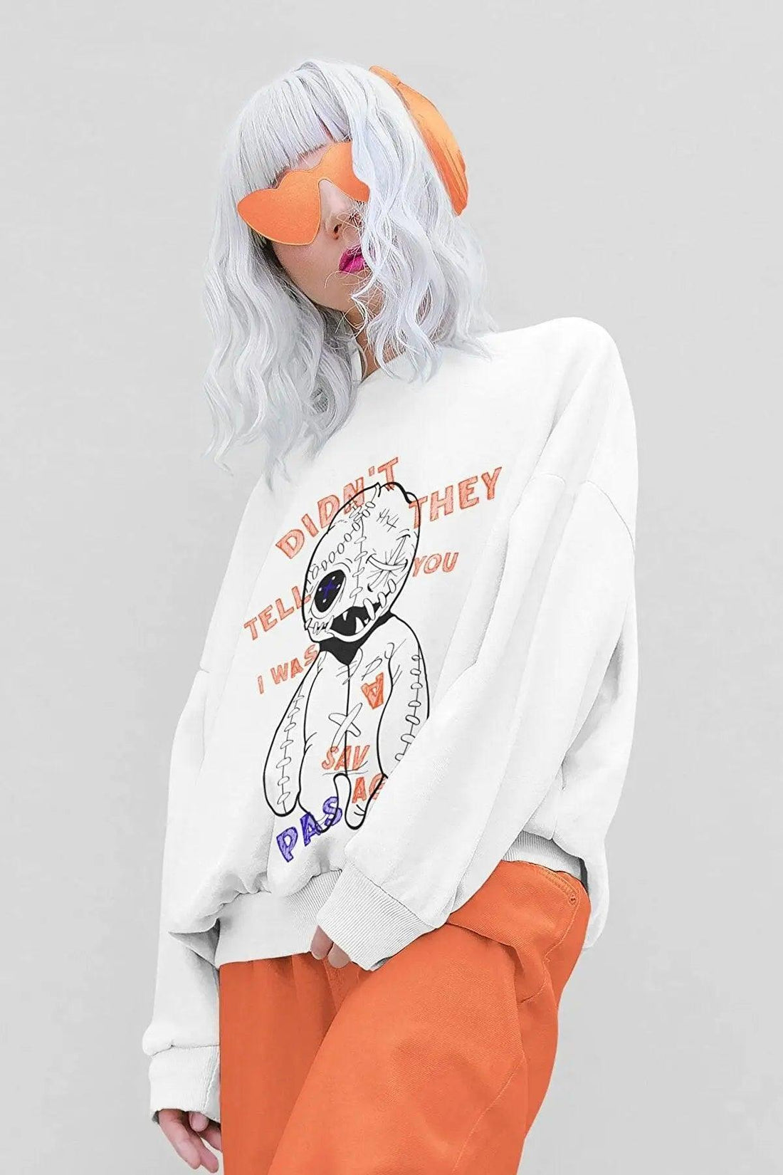 Savage Oversize Kadın Sweatshirt PΛSΛGE