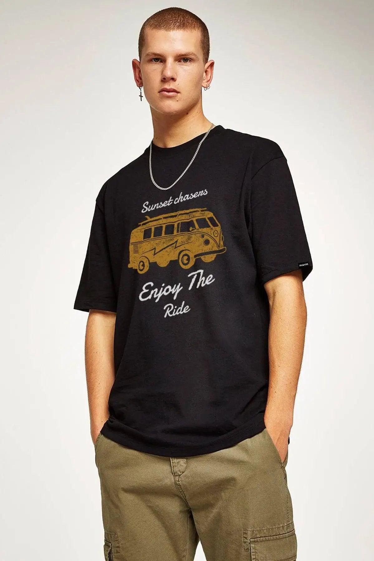 The Ride Oversize Erkek Tişört PΛSΛGE