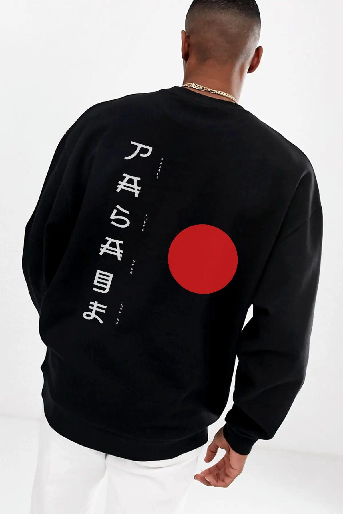 Tokyo Taıyo Oversize Kadın Sweatshirt PΛSΛGE
