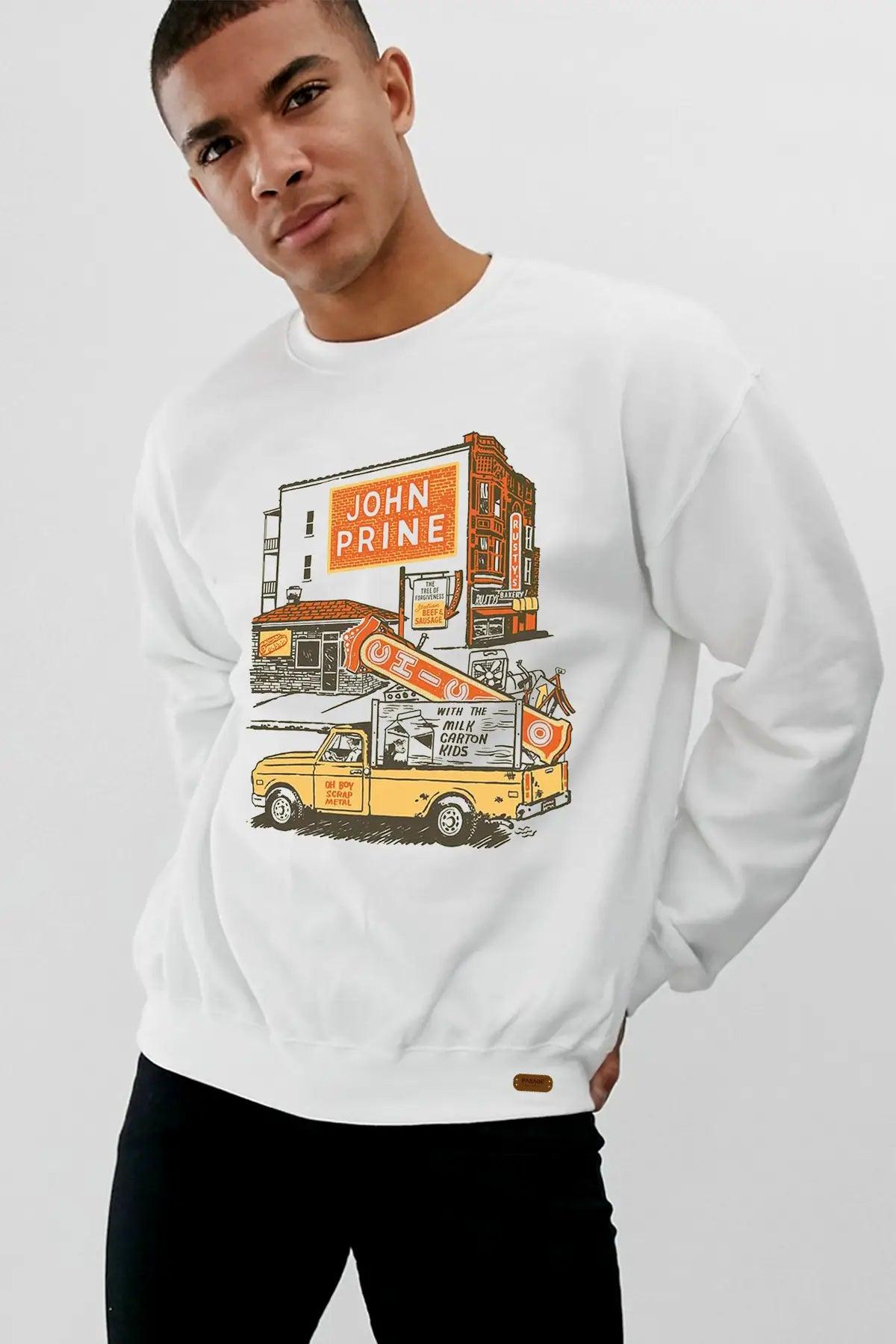Urban Chaos Oversize Erkek Sweatshirt PΛSΛGE