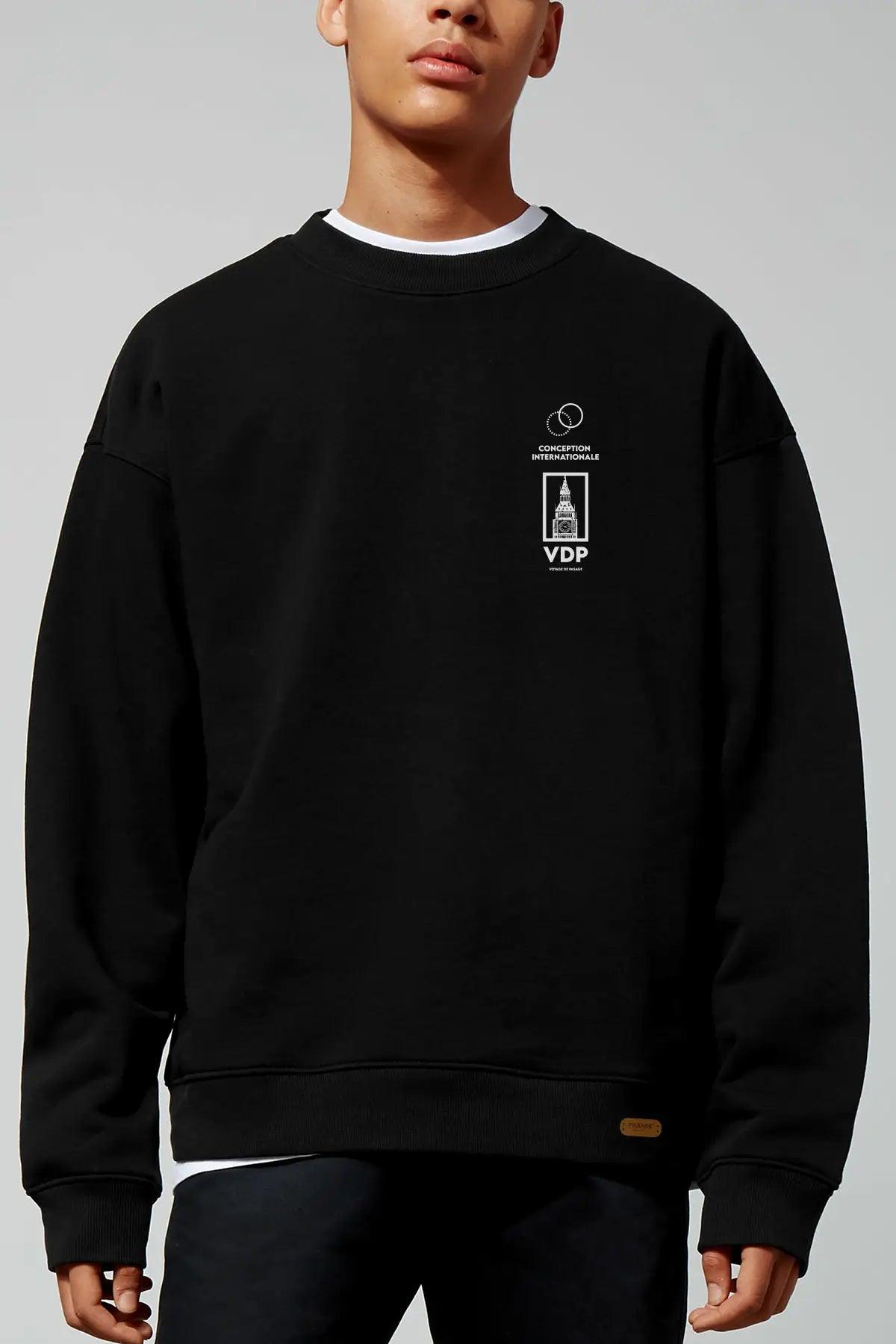 Wined Oversize Erkek Sweatshirt PΛSΛGE