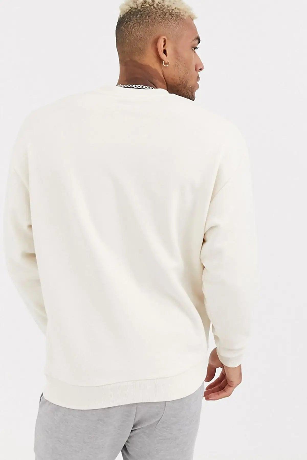 Social Distance Oversize Erkek Sweatshirt - PΛSΛGE