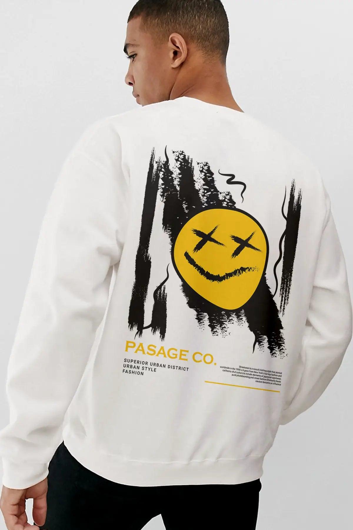 Urban Style Oversize Erkek Sweatshirt - PΛSΛGE