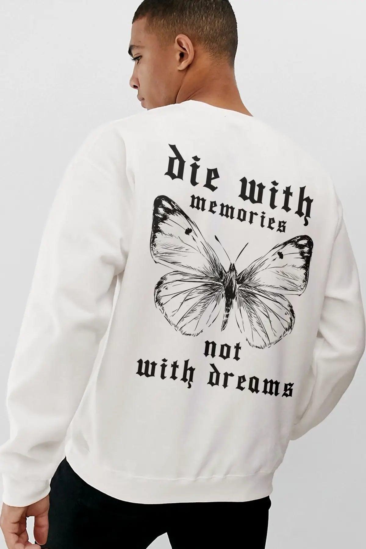 Die With Memories Oversize Erkek Sweatshirt - PΛSΛGE