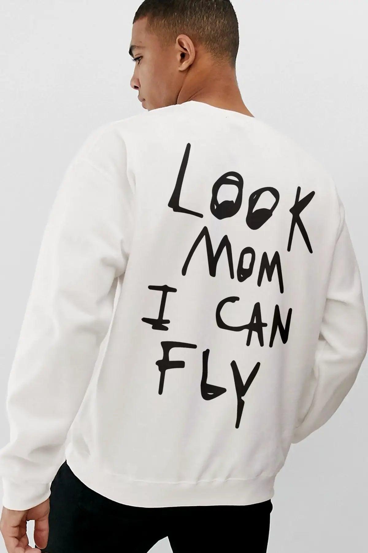 I Can Fly Oversize Erkek Sweatshirt - PΛSΛGE