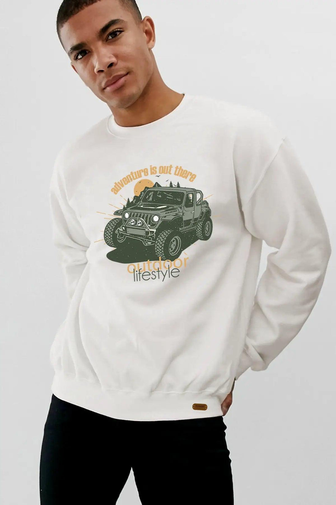 Climber Oversize Erkek Sweatshirt - PΛSΛGE