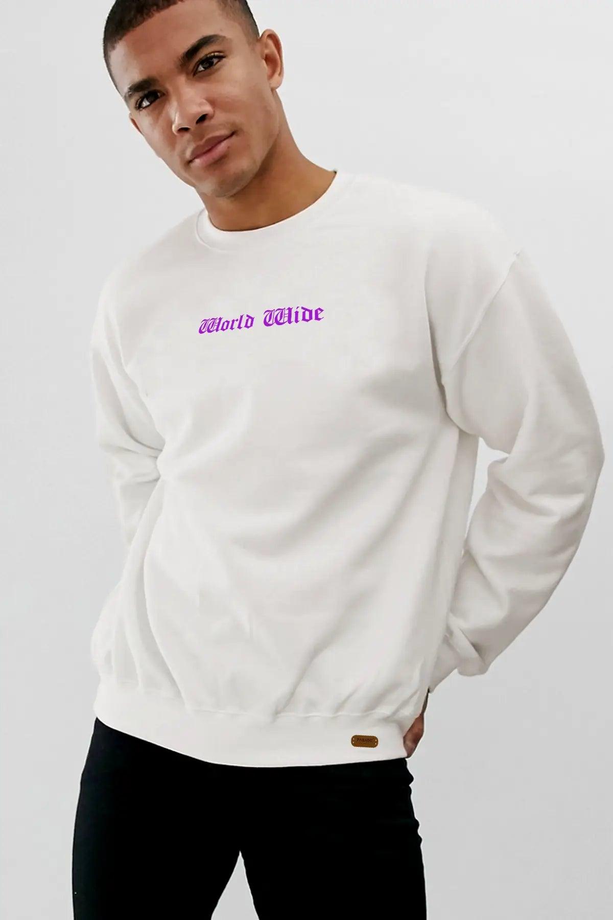 Chaotic Oversize Erkek Sweatshirt - PΛSΛGE
