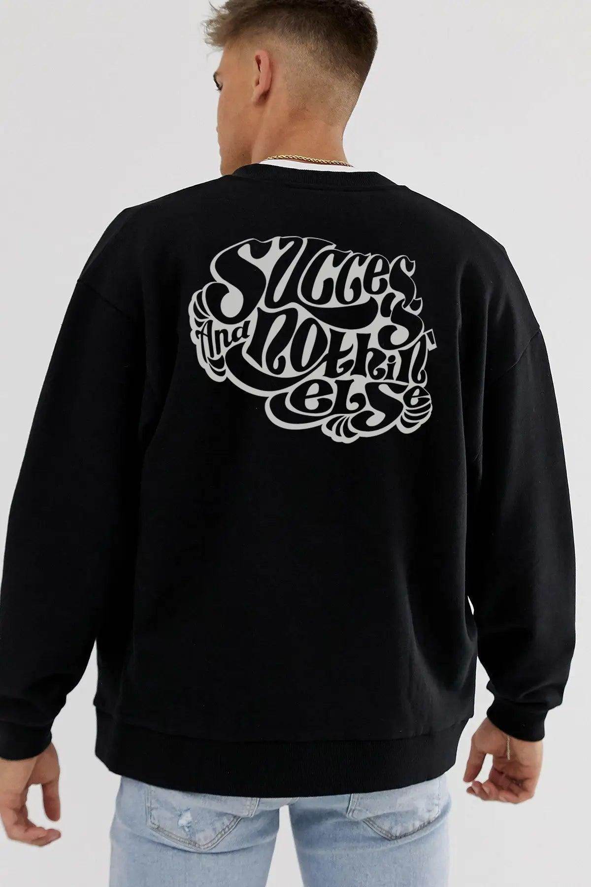 Success Oversize Erkek Sweatshirt - PΛSΛGE