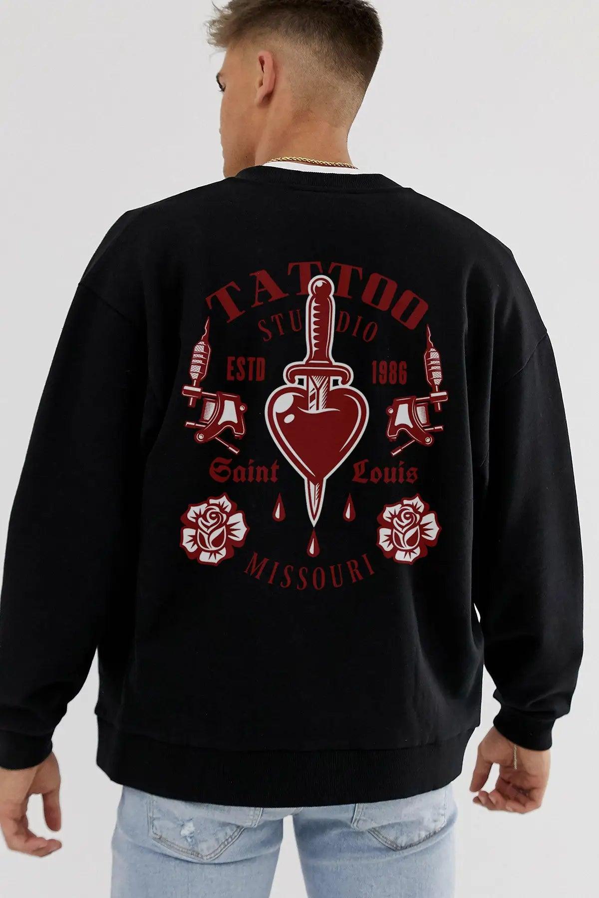 Missouri Oversize Erkek Sweatshirt - PΛSΛGE