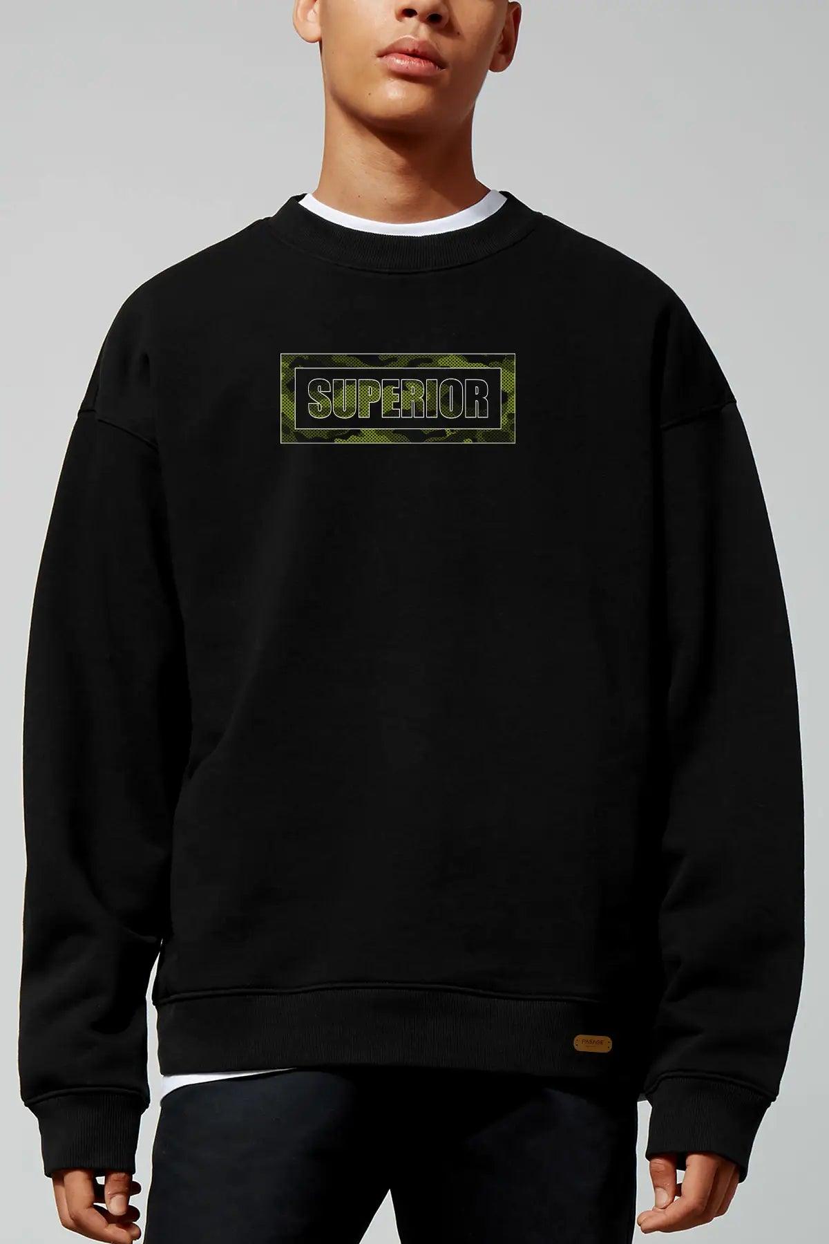 Superior Oversize Erkek Sweatshirt - PΛSΛGE