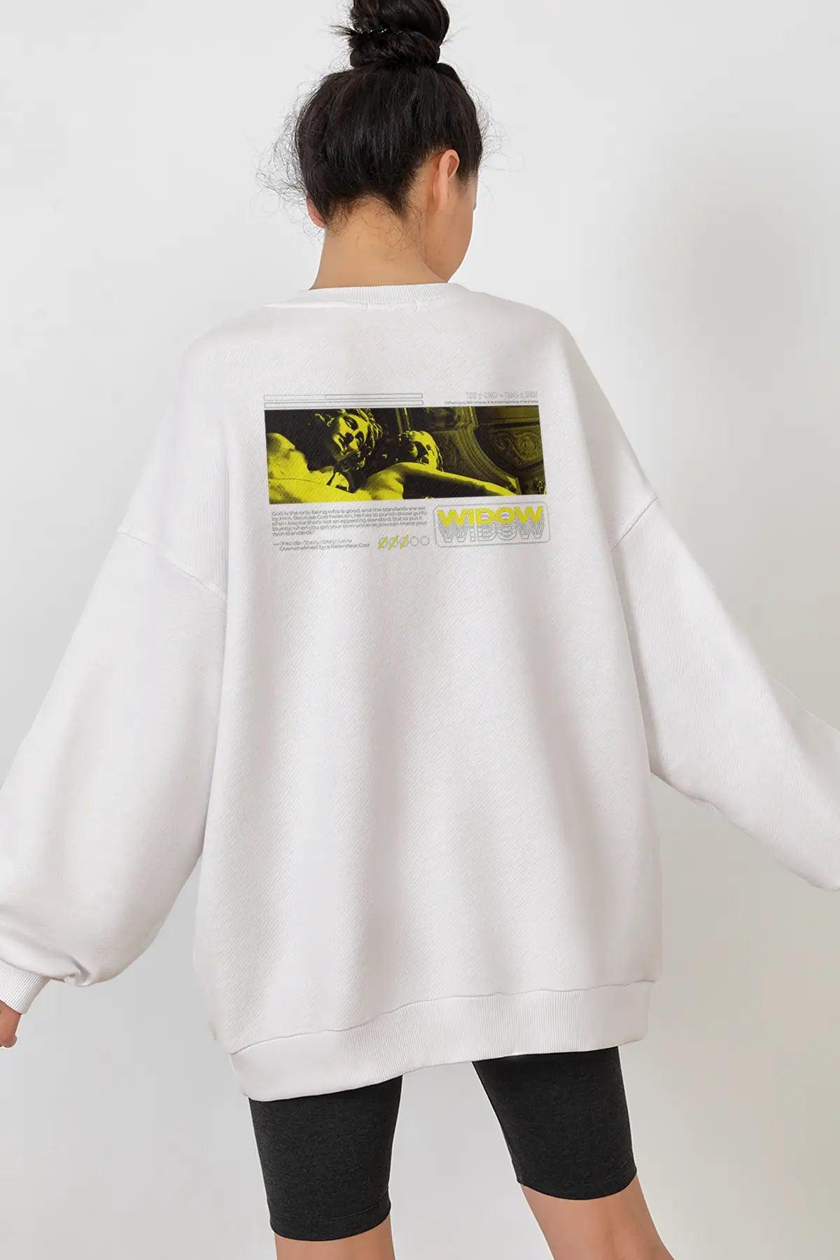 Widow Oversize Kadın Sweatshirt - PΛSΛGE