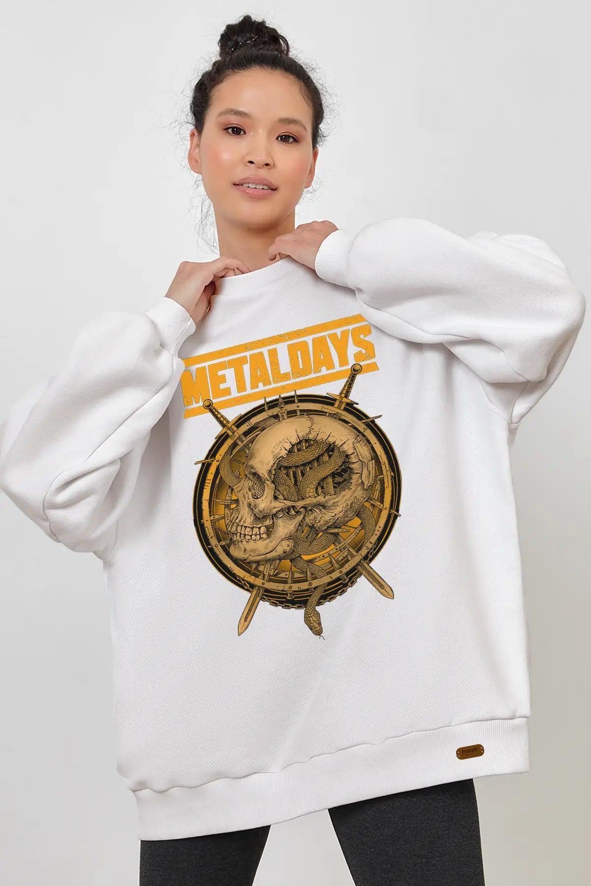 Metaldays Overize Kadın Sweatshirt - PΛSΛGE