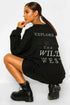 Wild West Oversize Kadın Sweatshirt - PΛSΛGE
