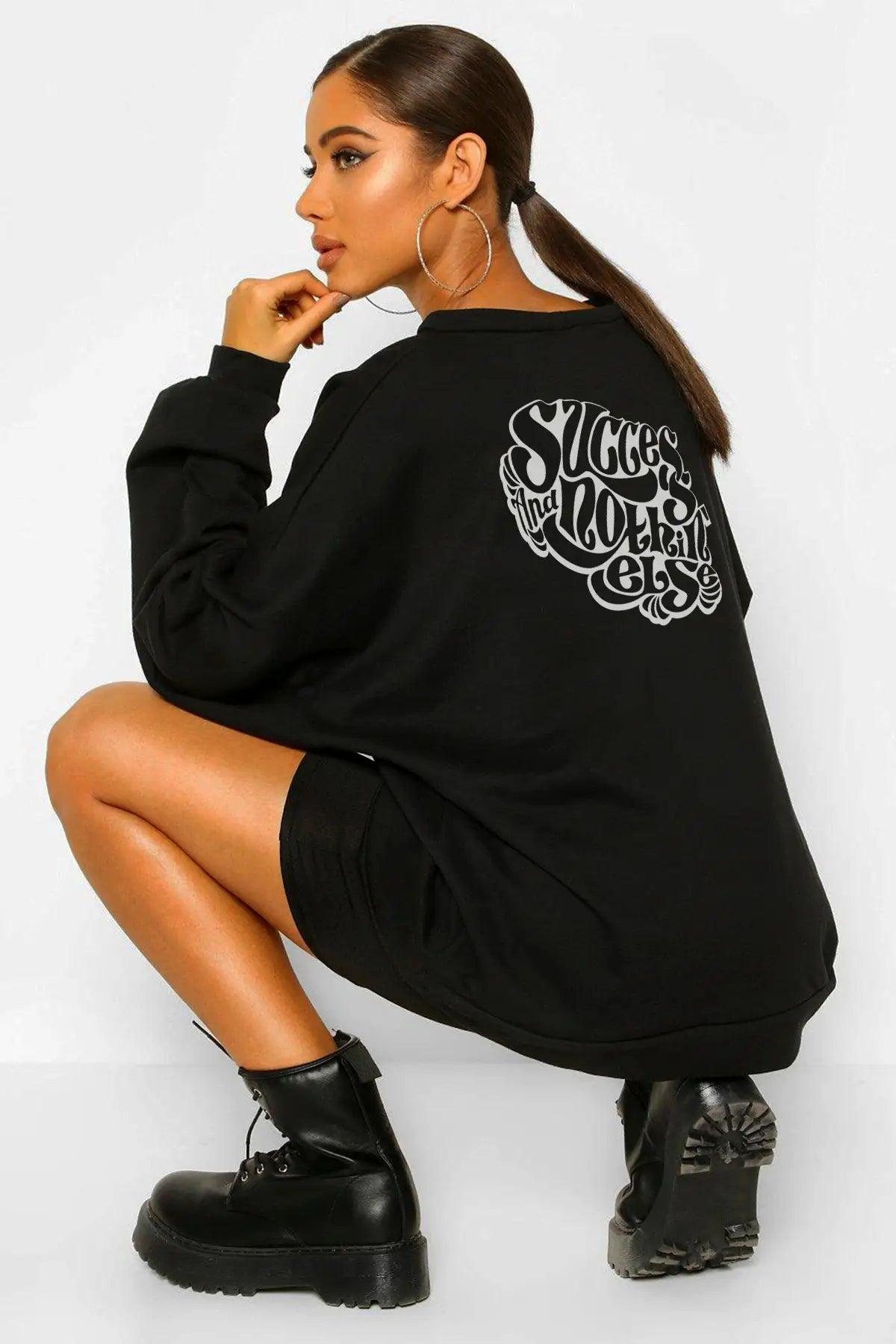 Success Oversize Kadın Sweatshirt - PΛSΛGE