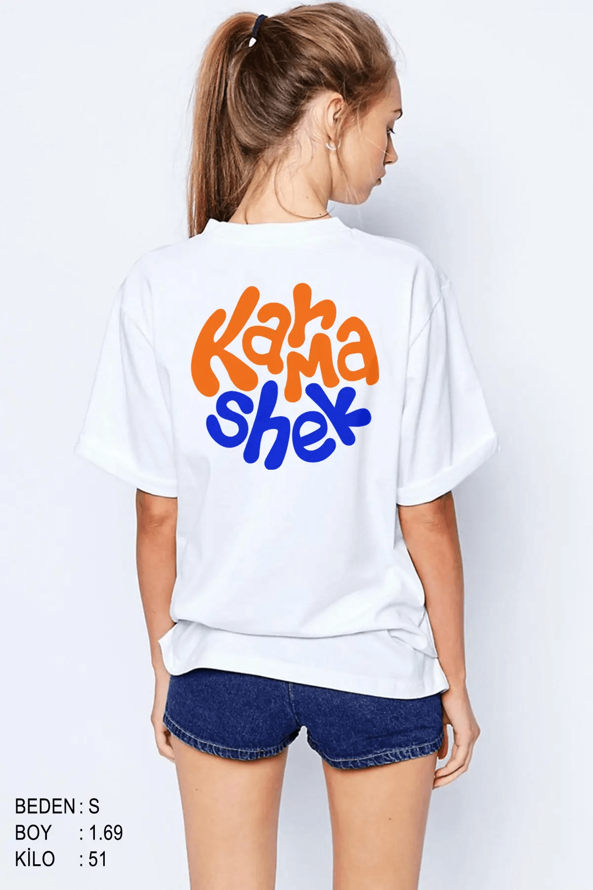Karmashek Oversize Kadın Tişört - PΛSΛGE