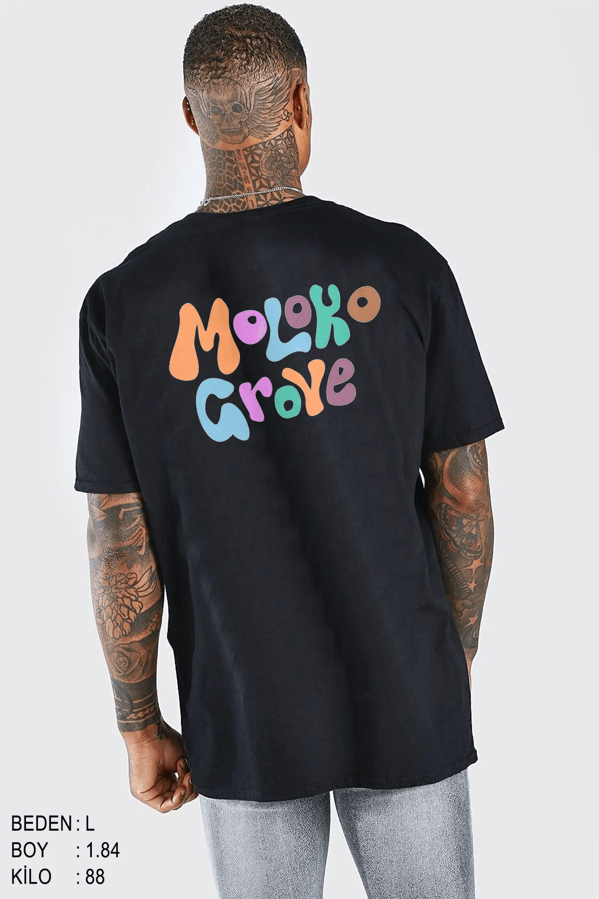 Moloko Oversize Erkek Tişört - PΛSΛGE