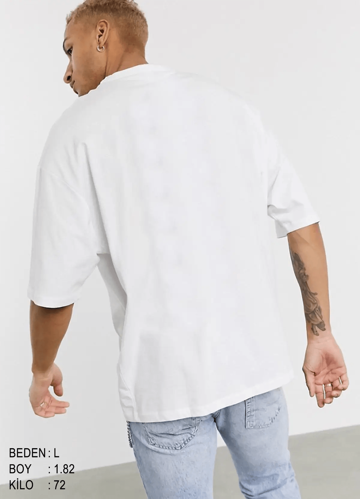 Society Oversize Erkek Tişört - PΛSΛGE