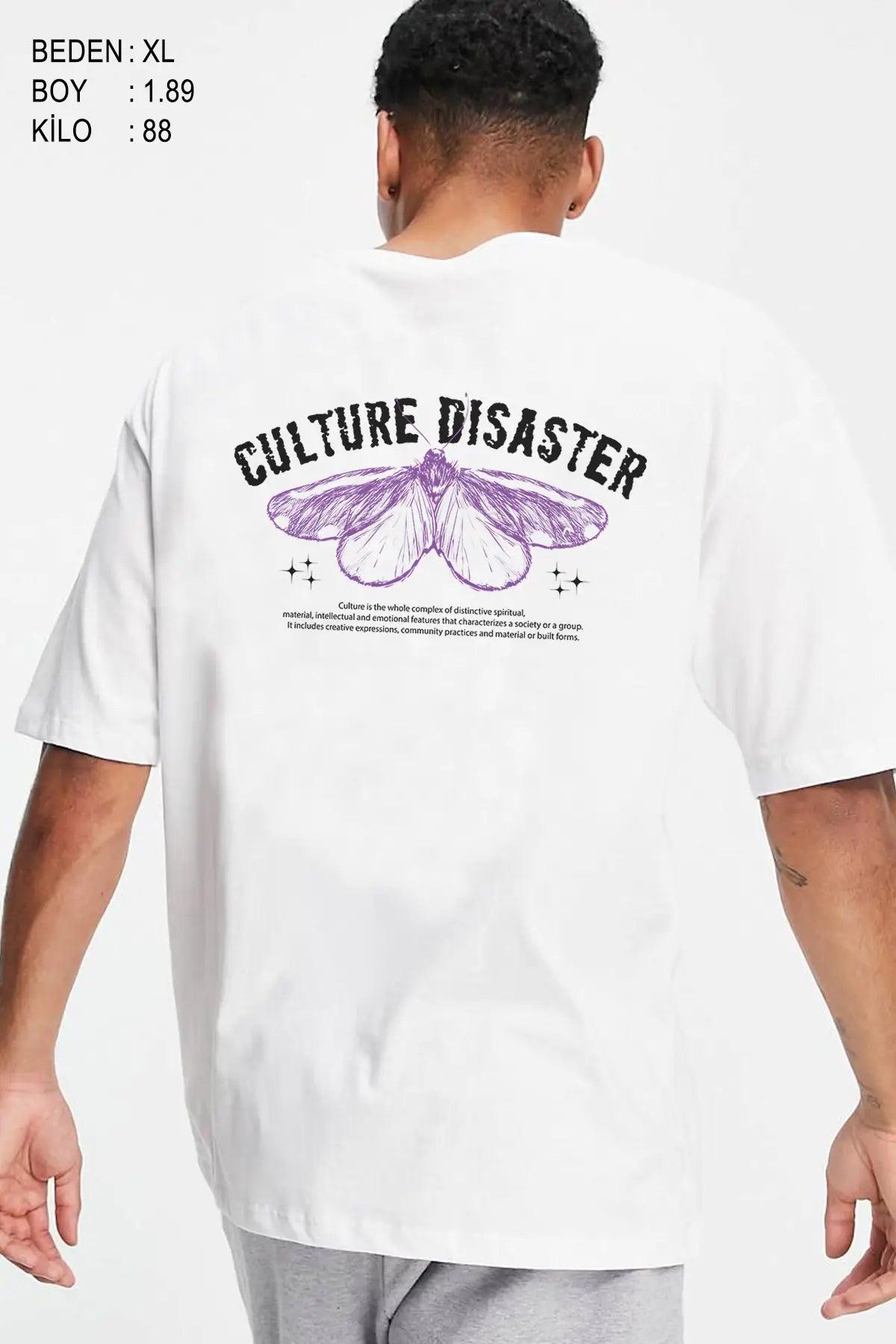 Culture Disaster Overize Erkek Tişört - PΛSΛGE