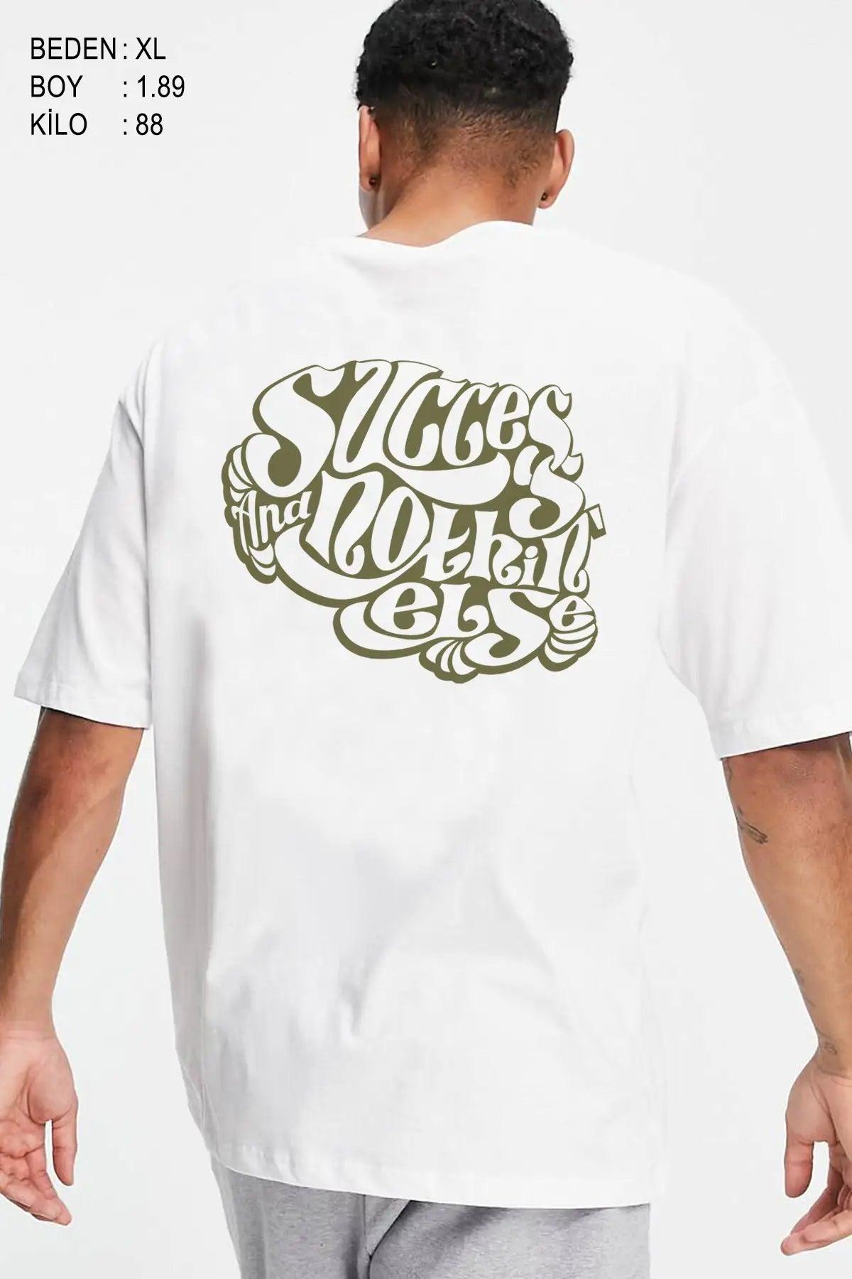 Success Oversize Erkek Tişört - PΛSΛGE