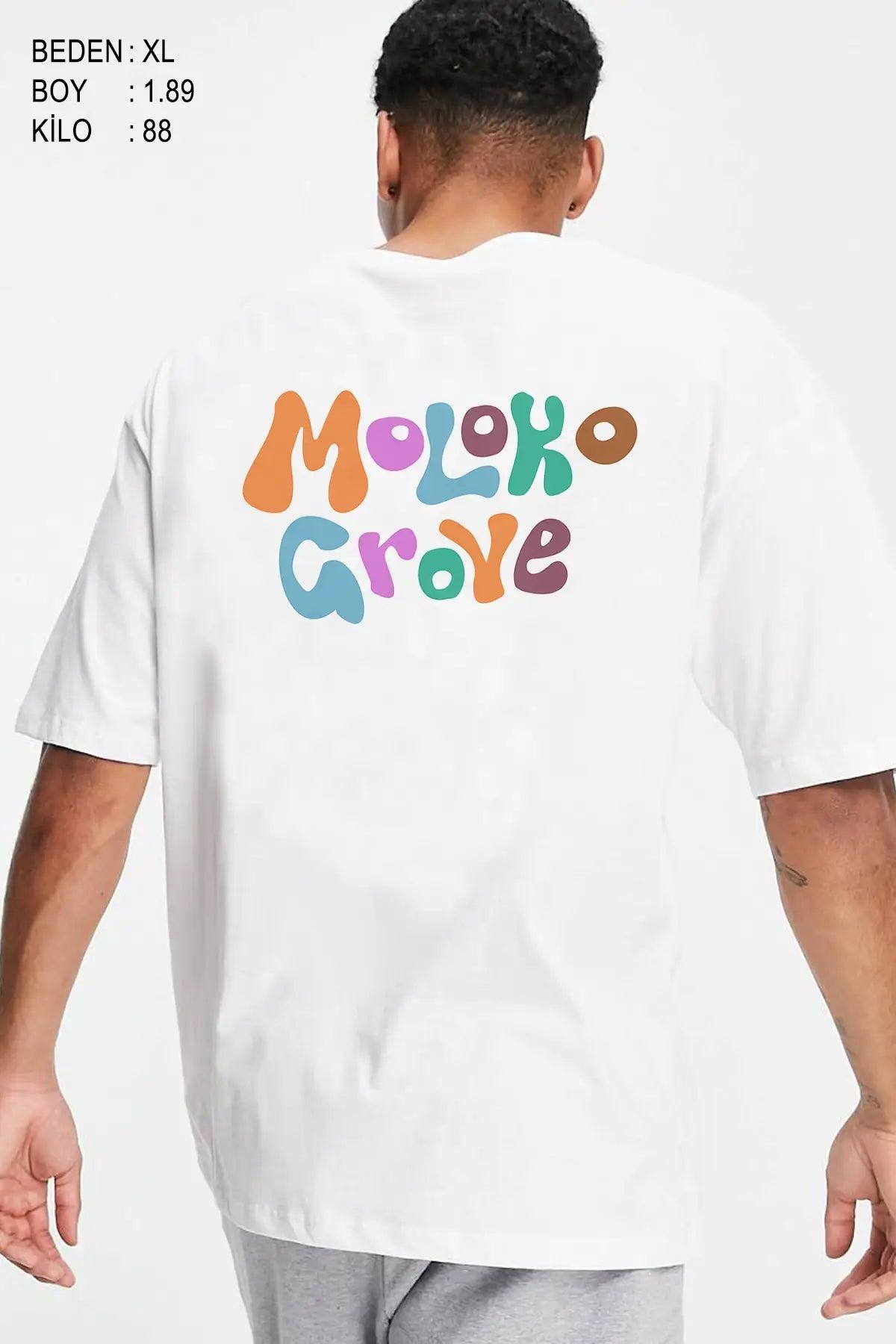 Moloko Oversize Erkek Tişört - PΛSΛGE