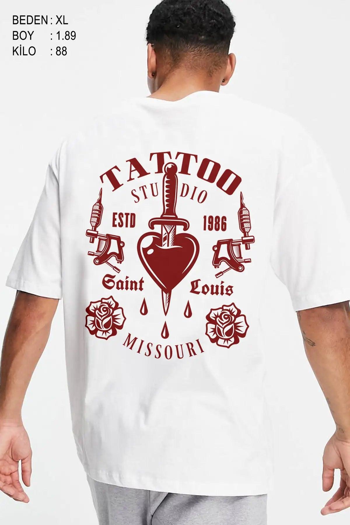 Missouri Oversize Erkek Tişört - PΛSΛGE