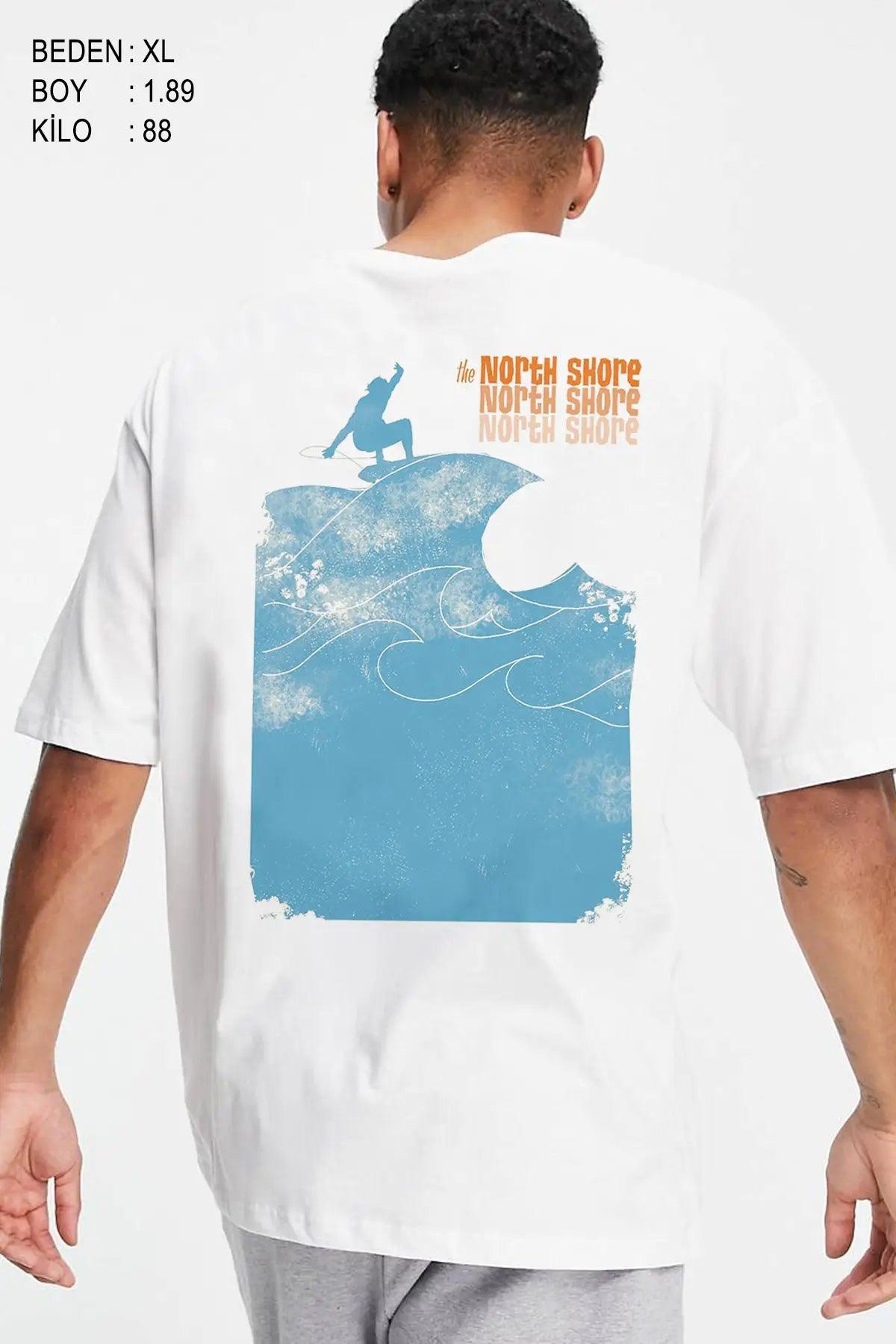 Northshore Oversize Erkek Tişört - PΛSΛGE