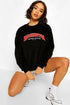 Washington Dc Oversize Kadın Sweatshirt - PΛSΛGE