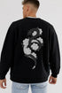 Snake Oversize Erkek Sweatshirt - PΛSΛGE