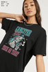 Gangster Girl Oversize Kadın Tişört - PΛSΛGE