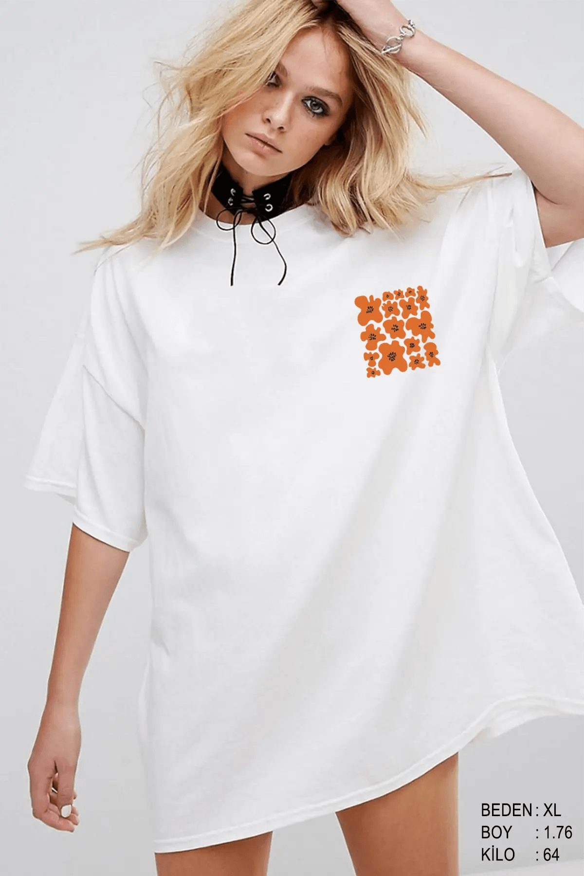 Self Future Oversize Kadın Tişört - PΛSΛGE