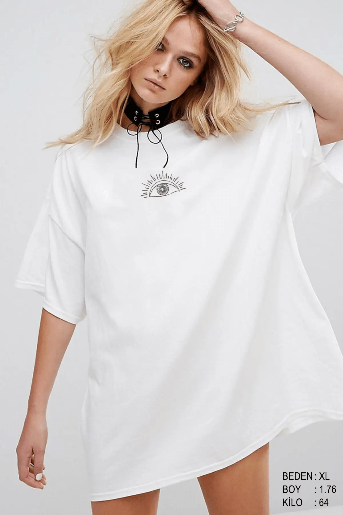 Wild West Oversize Kadın Tişört - PΛSΛGE