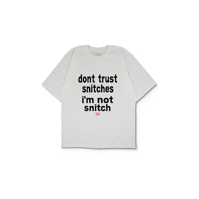 Kendin Tasarla Beyaz Oversize Tişört