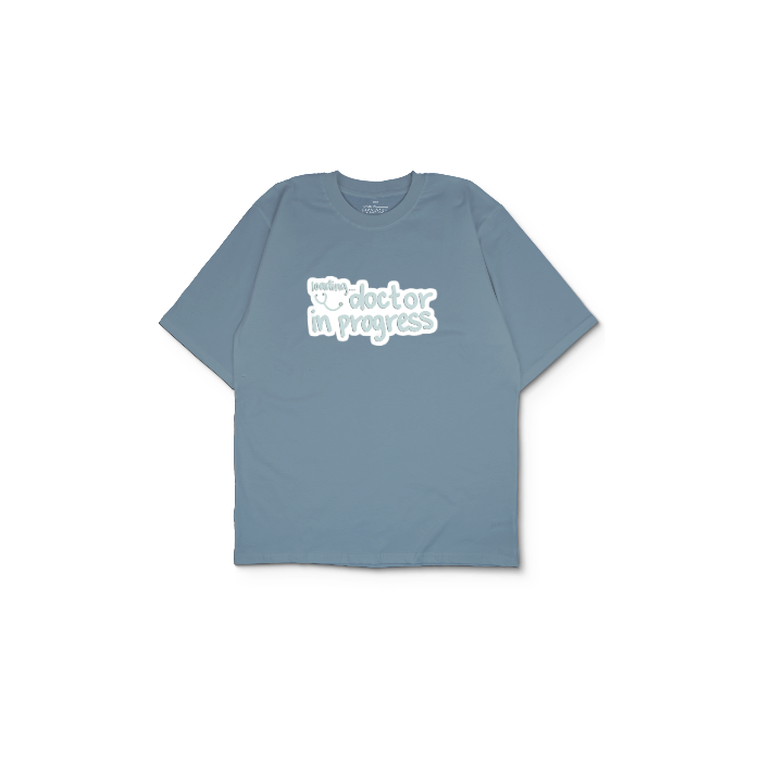 Kendin Tasarla Açık Mavi Oversize Tişört