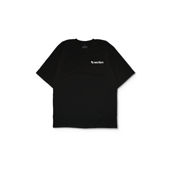 Kendin Tasarla Siyah Oversize Tişört