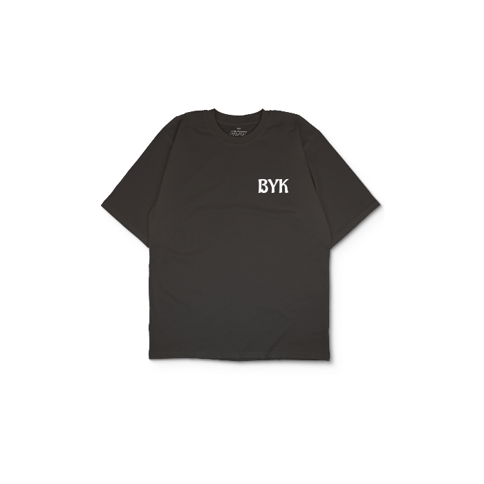 Kendin Tasarla Antrasit Oversize Tişört