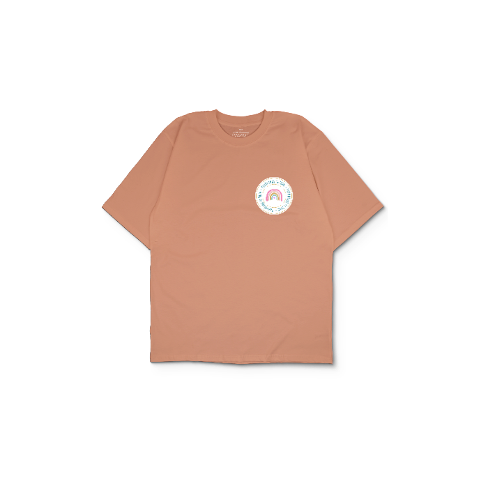 Kendin Tasarla Somon Oversize Tişört