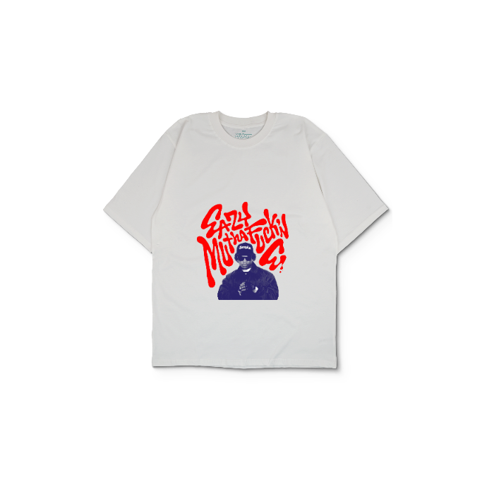 Kendin Tasarla Beyaz Oversize Tişört