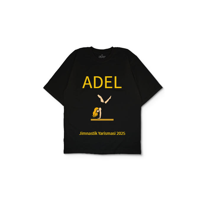 Kendin Tasarla Siyah Oversize Tişört