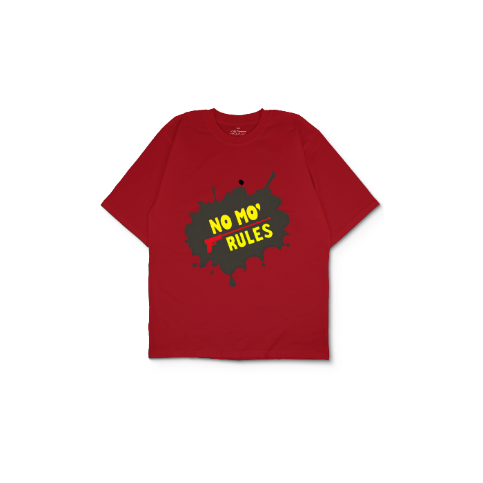 Kendin Tasarla Kırmızı Oversize Tişört