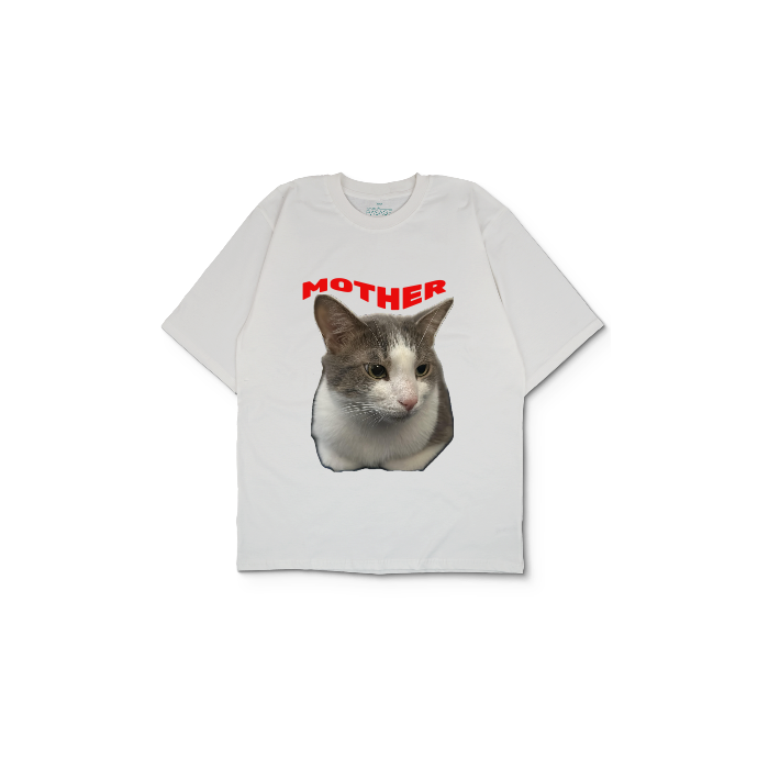 Kendin Tasarla Beyaz Oversize Tişört