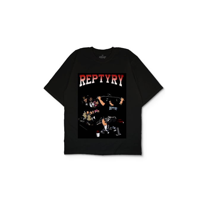 Kendin Tasarla Siyah Oversize Tişört