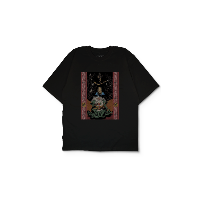 Kendin Tasarla Siyah Oversize Tişört