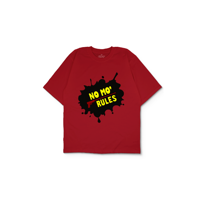 Kendin Tasarla Kırmızı Oversize Tişört