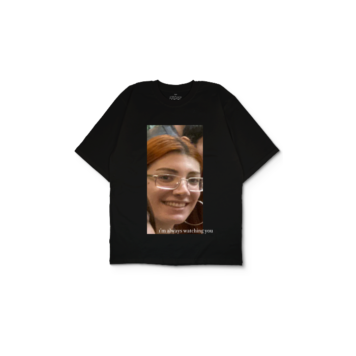 Kendin Tasarla Siyah Oversize Tişört