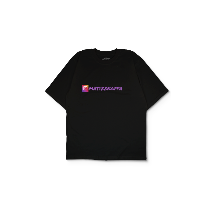 Kendin Tasarla Siyah Oversize Tişört